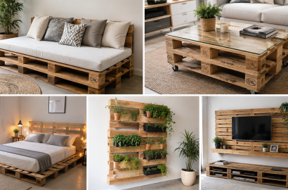 Decoração com Pallets: ideias econômicas para transformar sua casa