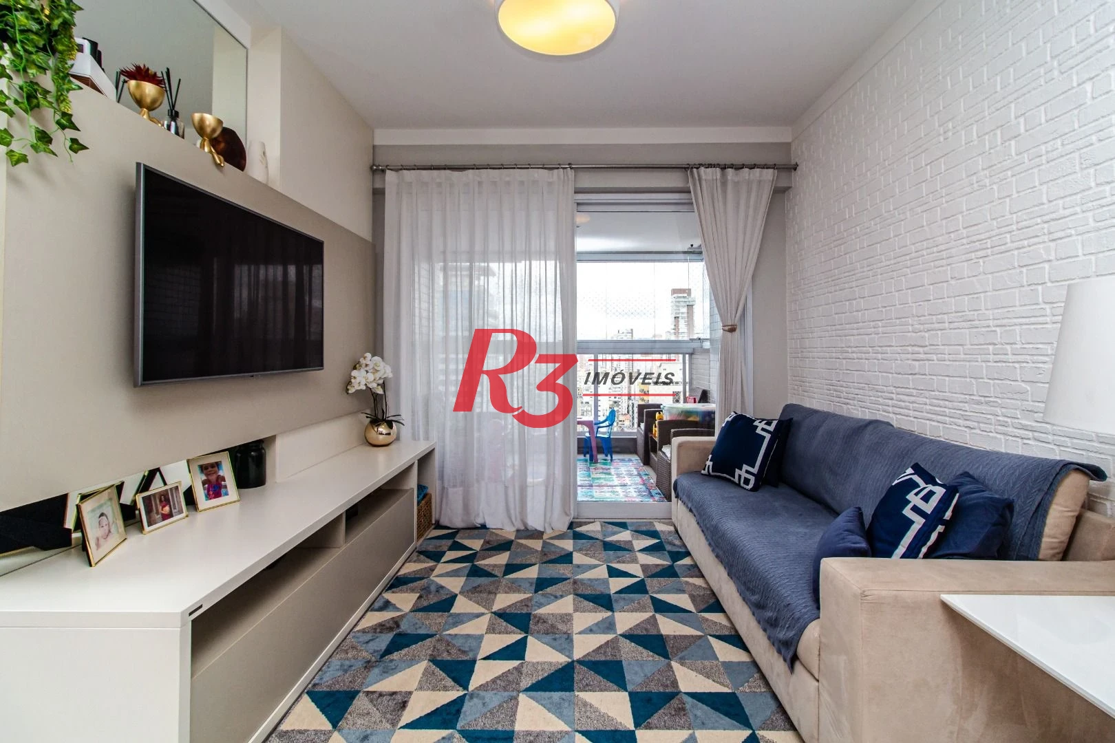 Apartamento à venda, 84 m² por R$ 1.250.000,00 - Gonzaga - Santos/SP