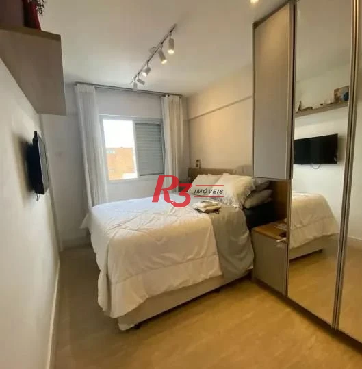 Apartamento com 2 dormitórios à venda, 85 m² por R$ 1.400.000,00 - Gonzaga - Santos/SP