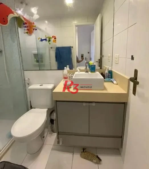 Apartamento com 2 dormitórios à venda, 85 m² por R$ 1.400.000,00 - Gonzaga - Santos/SP
