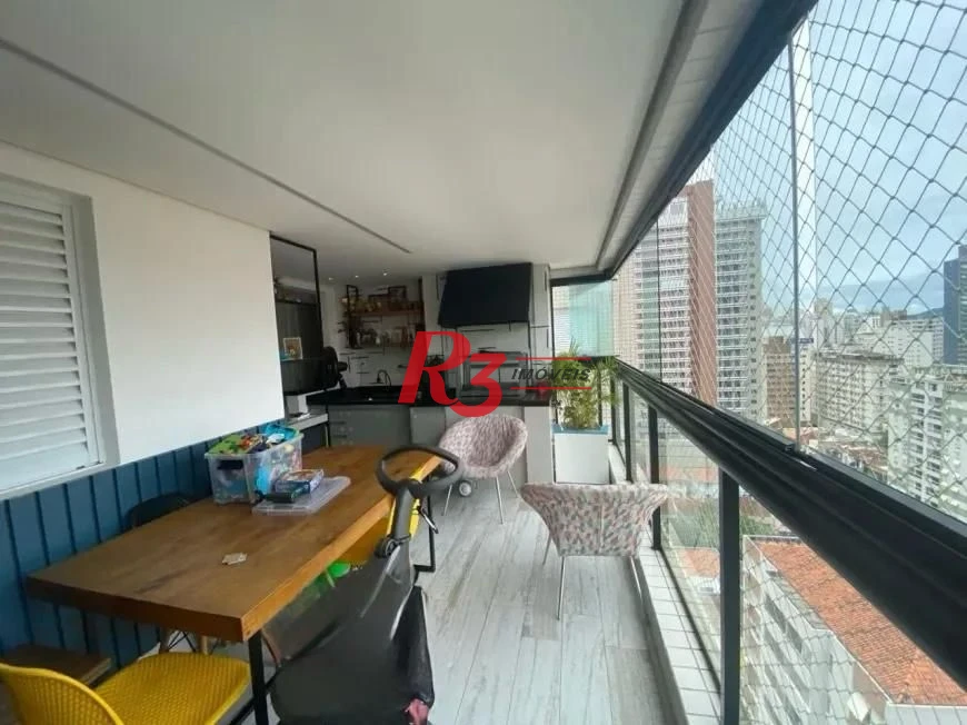 Apartamento com 2 dormitórios à venda, 85 m² por R$ 1.400.000,00 - Gonzaga - Santos/SP