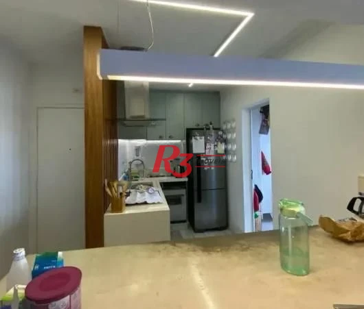 Apartamento com 2 dormitórios à venda, 85 m² por R$ 1.400.000,00 - Gonzaga - Santos/SP