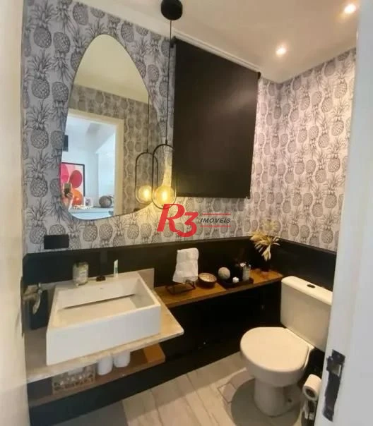 Apartamento com 2 dormitórios à venda, 85 m² por R$ 1.400.000,00 - Gonzaga - Santos/SP