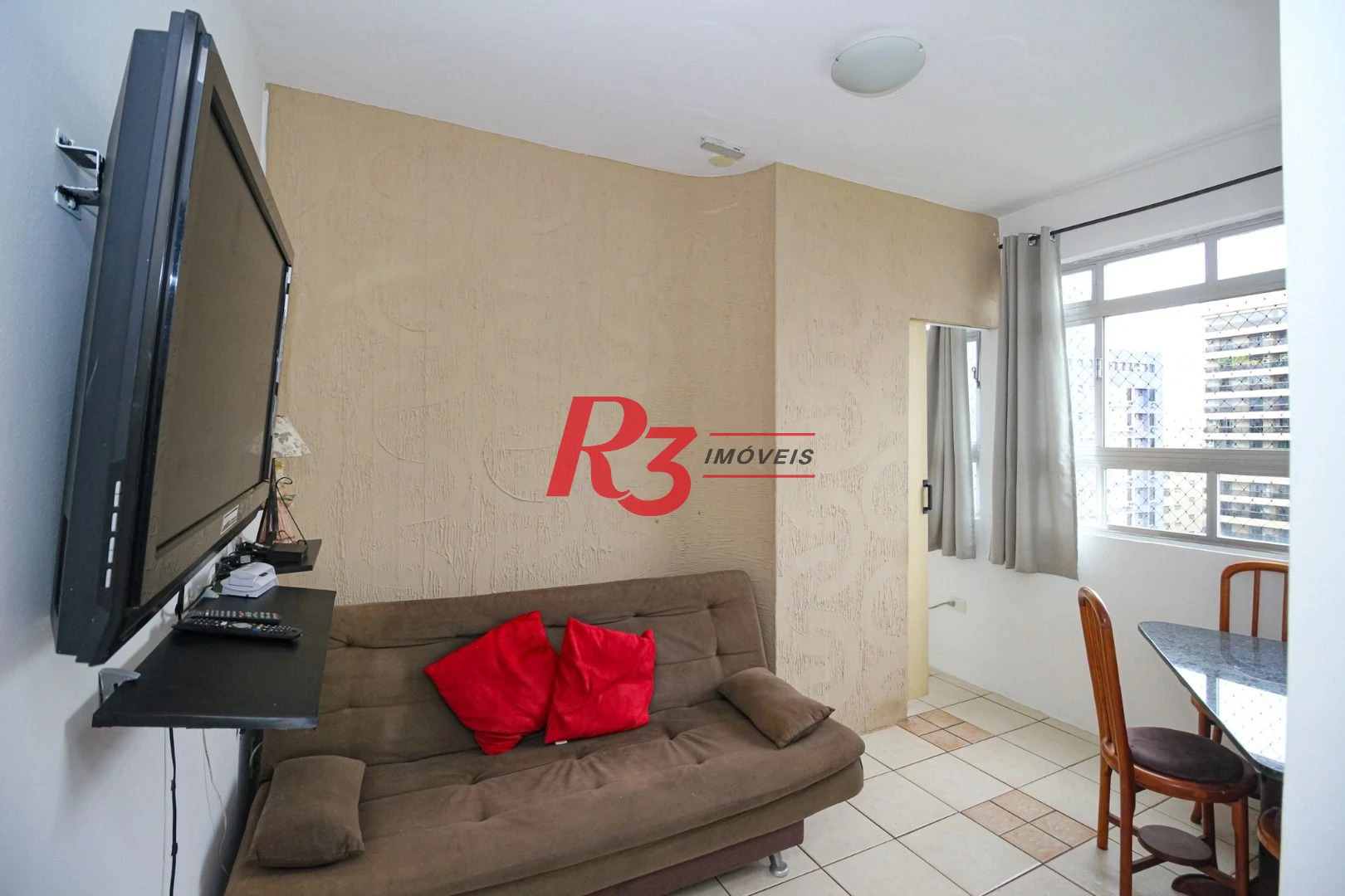 Apartamento com 1 dormitório para alugar, 40 m² por R$ 3.000,00/mês - Ponta da Praia - Santos/SP