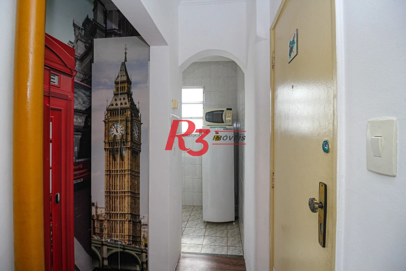 Apartamento com 1 dormitório para alugar, 40 m² por R$ 3.000,00/mês - Ponta da Praia - Santos/SP