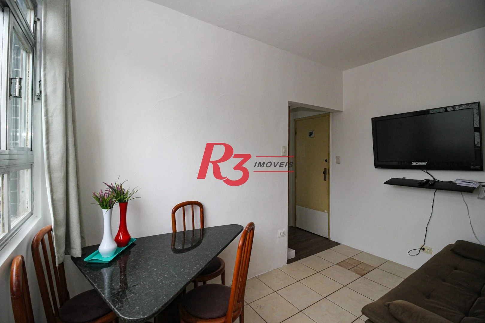 Apartamento com 1 dormitório para alugar, 40 m² por R$ 3.000,00/mês - Ponta da Praia - Santos/SP