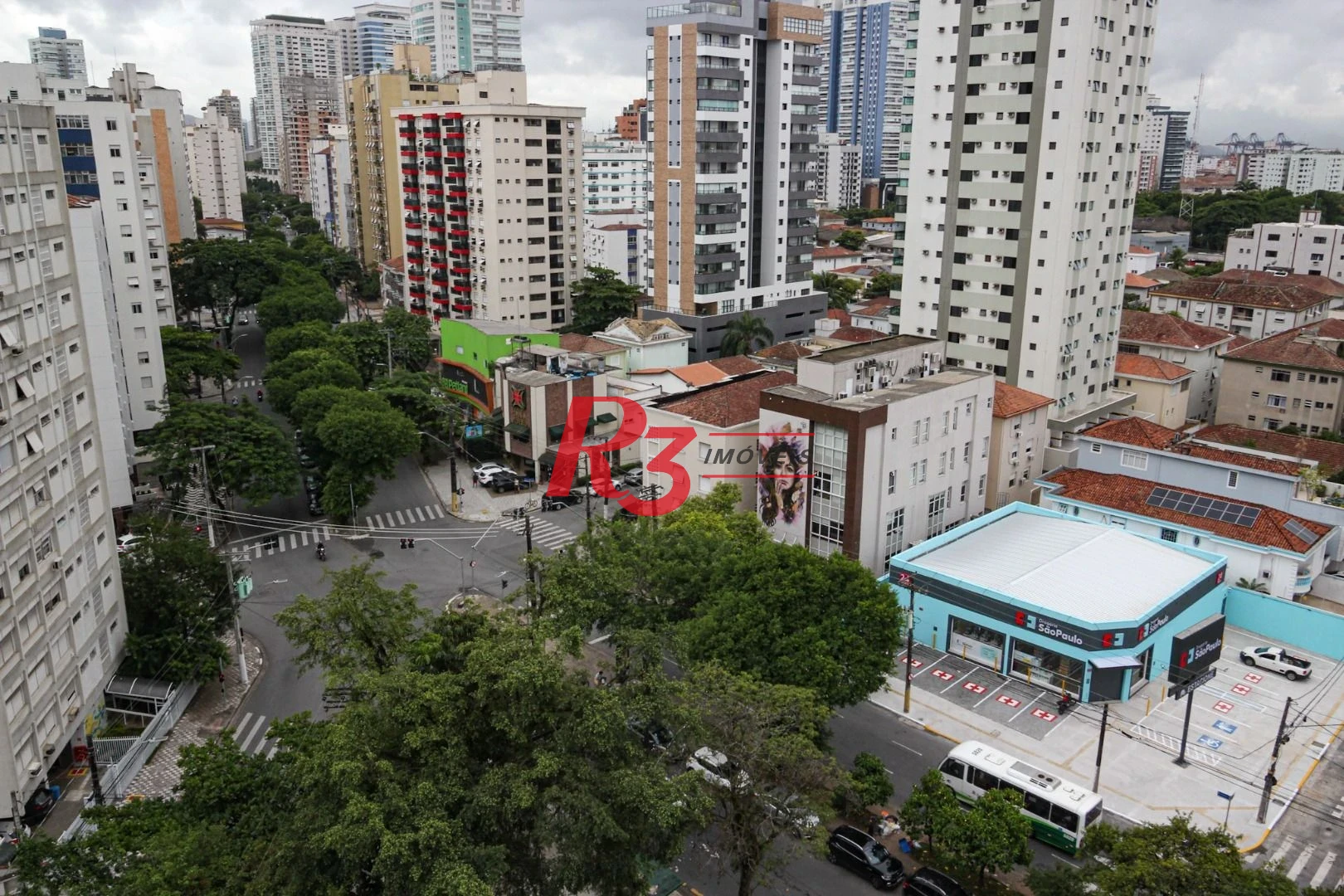 Apartamento com 1 dormitório para alugar, 40 m² por R$ 3.000,00/mês - Ponta da Praia - Santos/SP