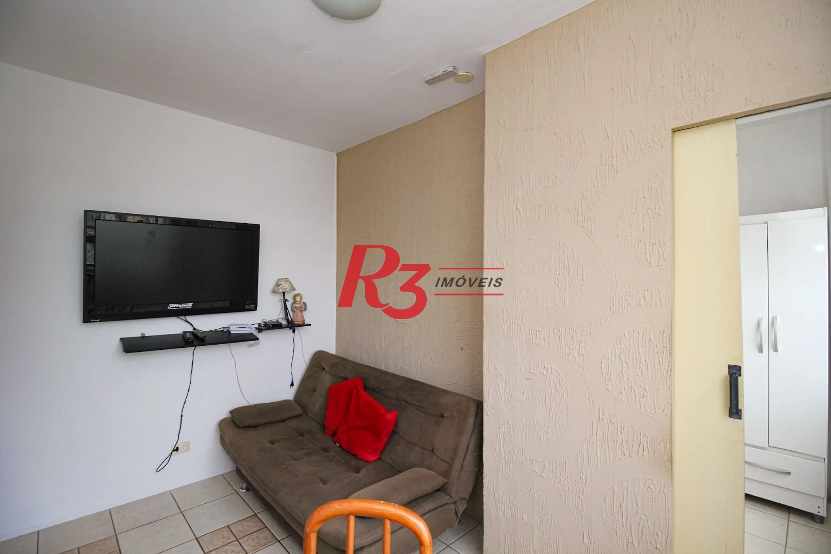 Apartamento com 1 dormitório para alugar, 40 m² por R$ 3.000,00/mês - Ponta da Praia - Santos/SP