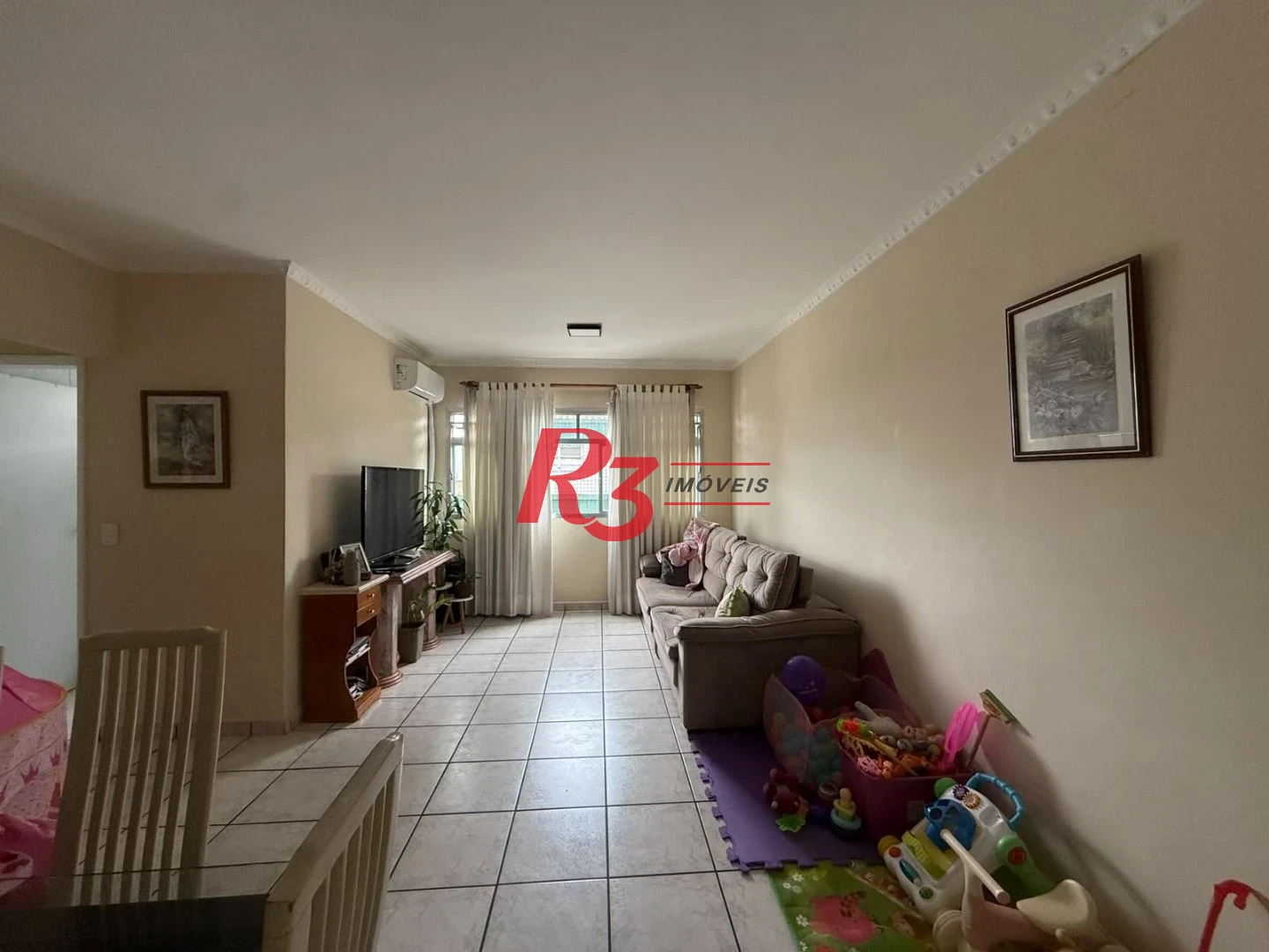 Apartamento com 2 dormitórios para alugar, 100 m² por R$ 5.500,00/mês - Aparecida - Santos/SP