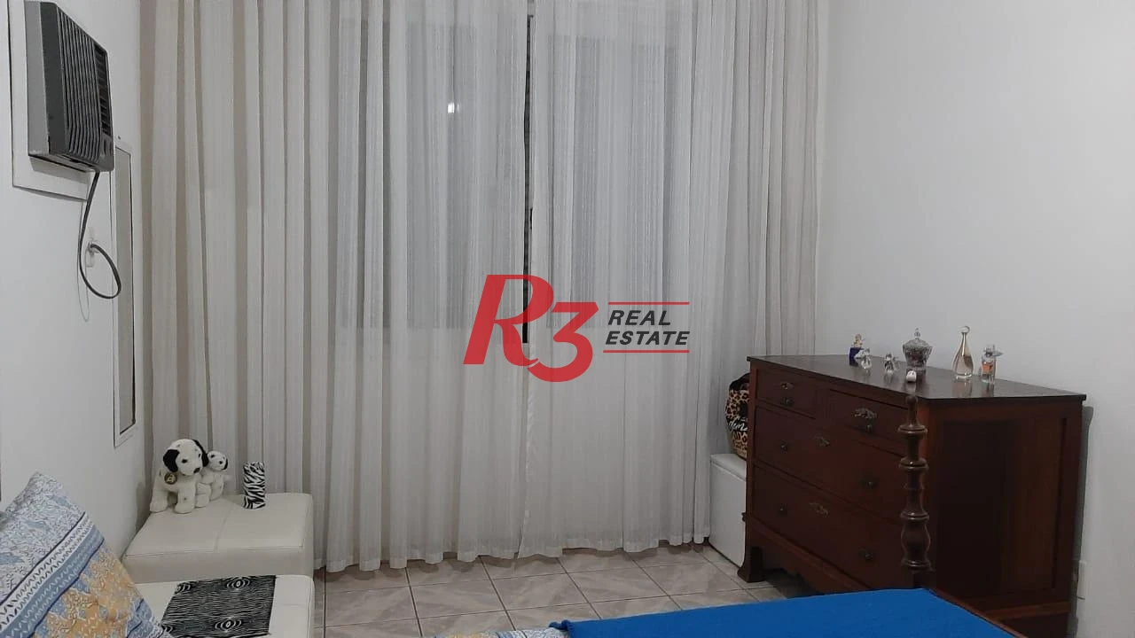 Apartamento com 3 dormitórios à venda, 110 m² - Boqueirão - Santos/SP