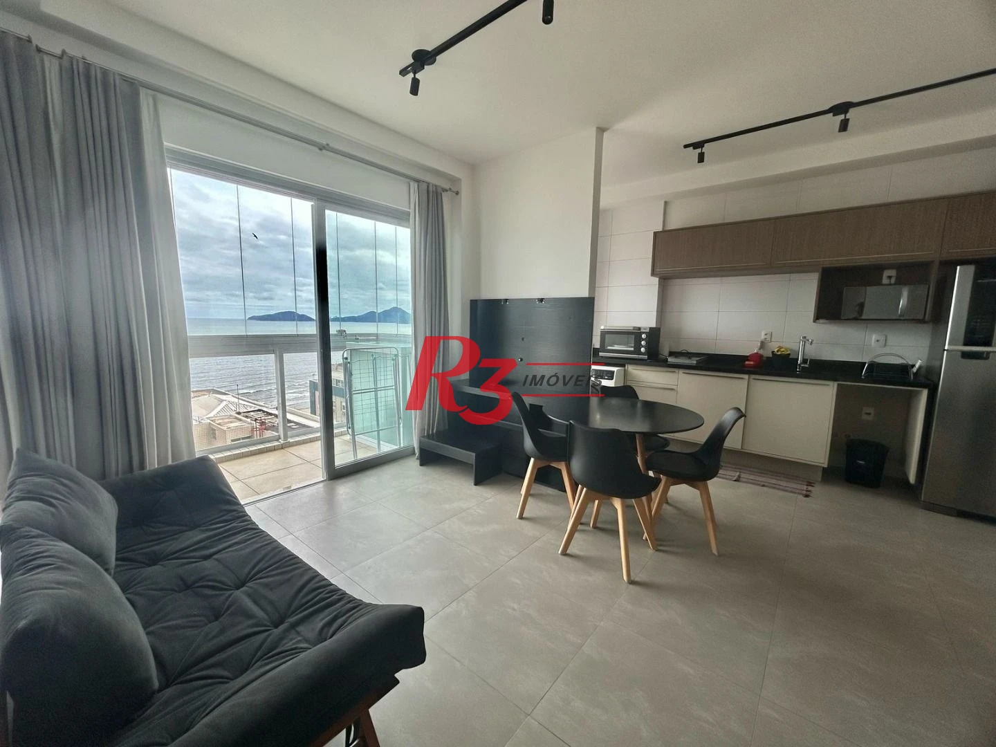 Apartamento com 1 dormitório à venda, 44 m² por R$ 890.000,00 - Boqueirão - Santos/SP