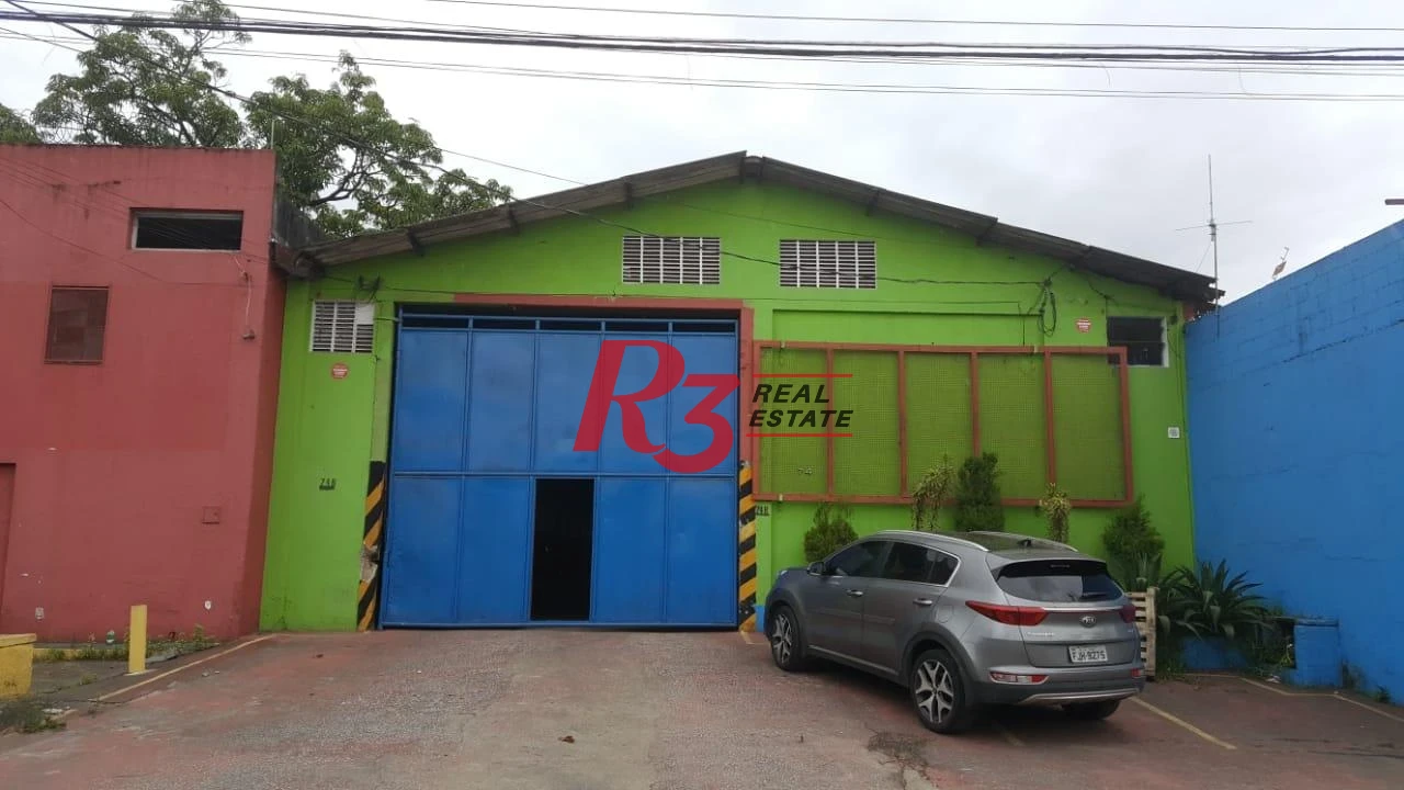 Galpão para alugar, 1300 m² por R$ 26.500,00/mês - Chico de Paula - Santos/SP