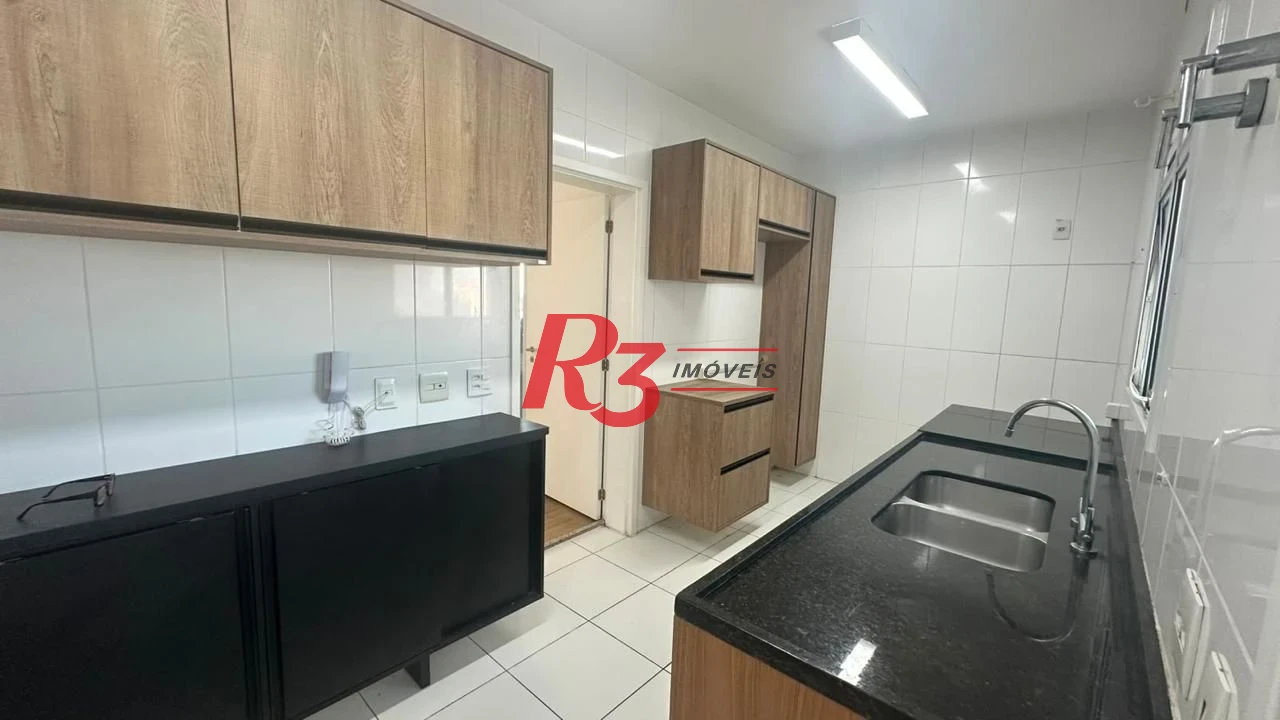 Apartamento para alugar, 150 m² por R$ 9.547,79/mês - Marapé - Santos/SP