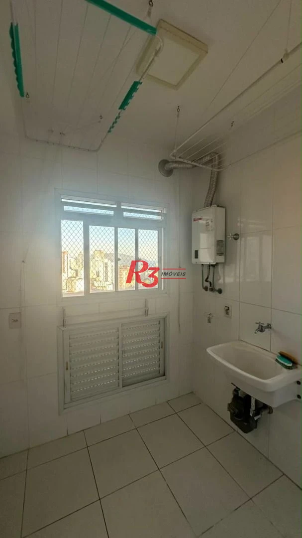 Apartamento para alugar, 150 m² por R$ 9.547,79/mês - Marapé - Santos/SP