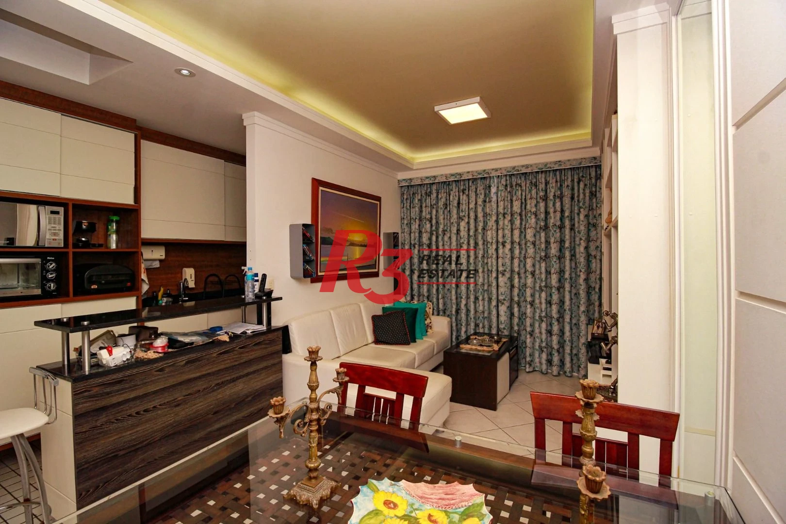 Loft com 2 dormitórios para alugar, 72 m² por R$ 7.350,00/mês - Gonzaga - Santos/SP