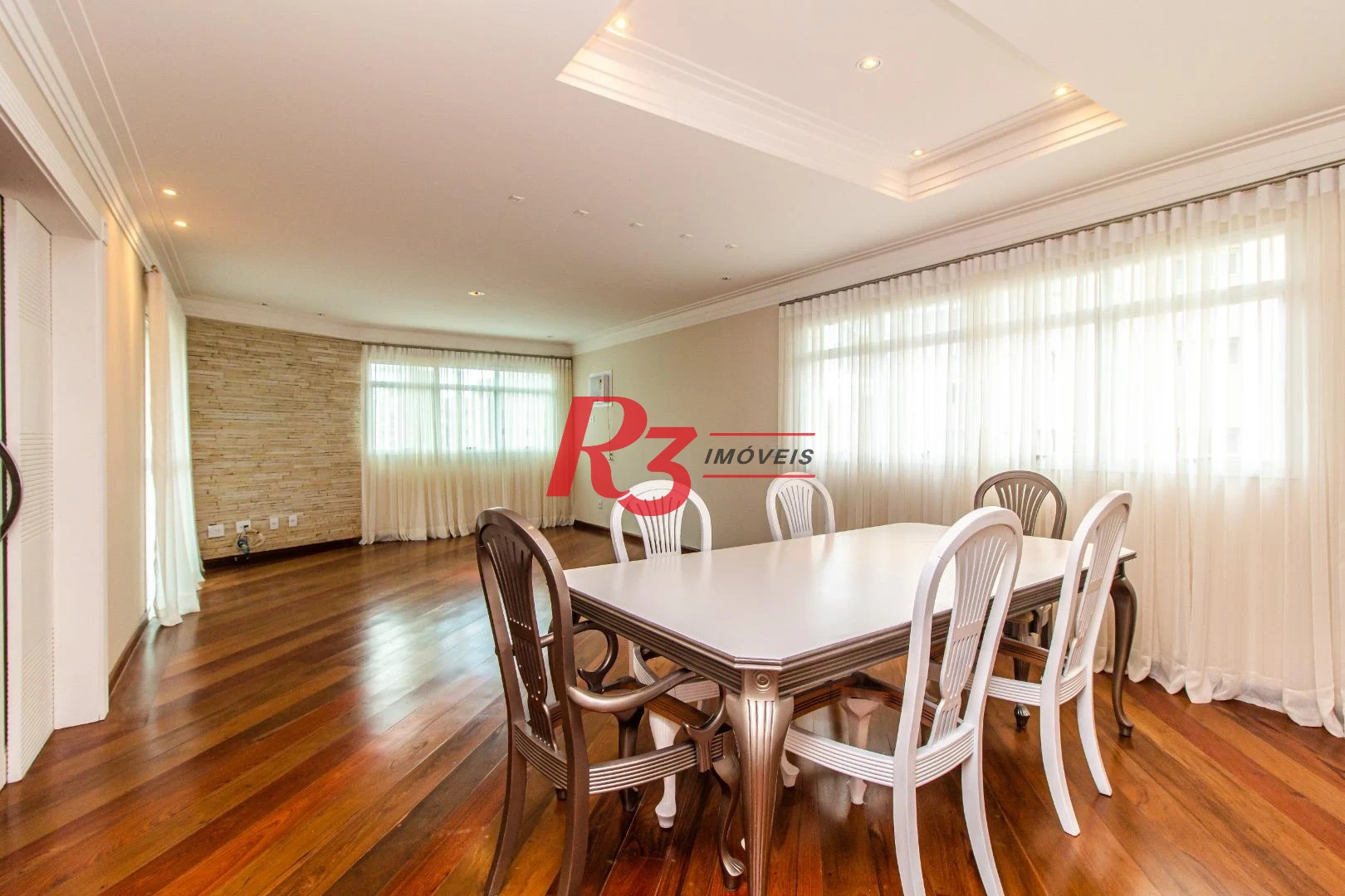Apartamento com 3 dormitórios para alugar, 180 m² por R$ 10.800,02/mês - Boqueirão - Santos/SP
