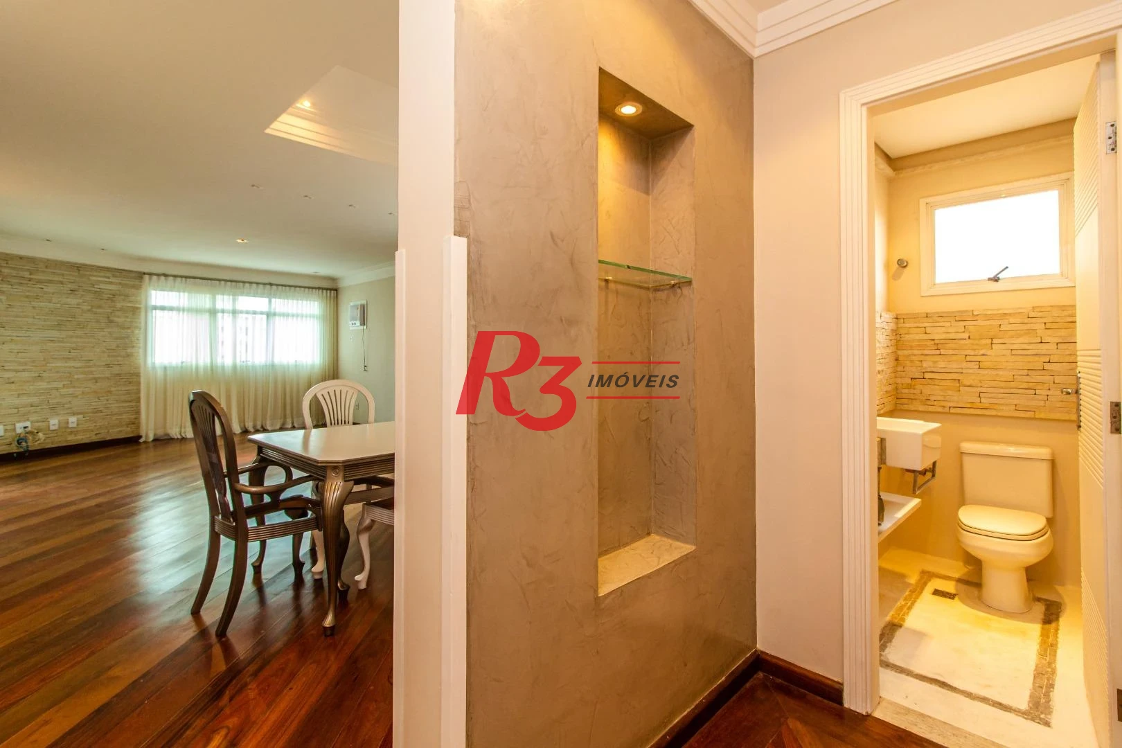 Apartamento com 3 dormitórios para alugar, 180 m² por R$ 10.800,02/mês - Boqueirão - Santos/SP