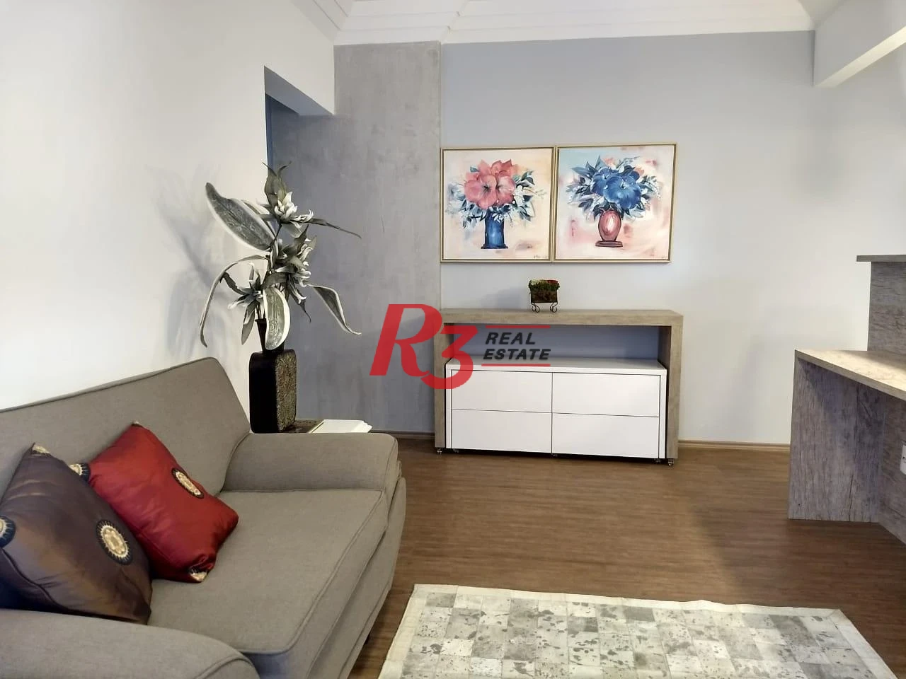 Apartamento para alugar, 59 m² por R$ 5.200,00/mês - Boqueirão - Santos/SP