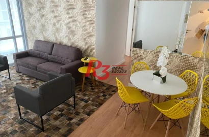 Apartamento à venda, 80 m² por R$ 1.100.000,00 - Gonzaga - Santos/SP
