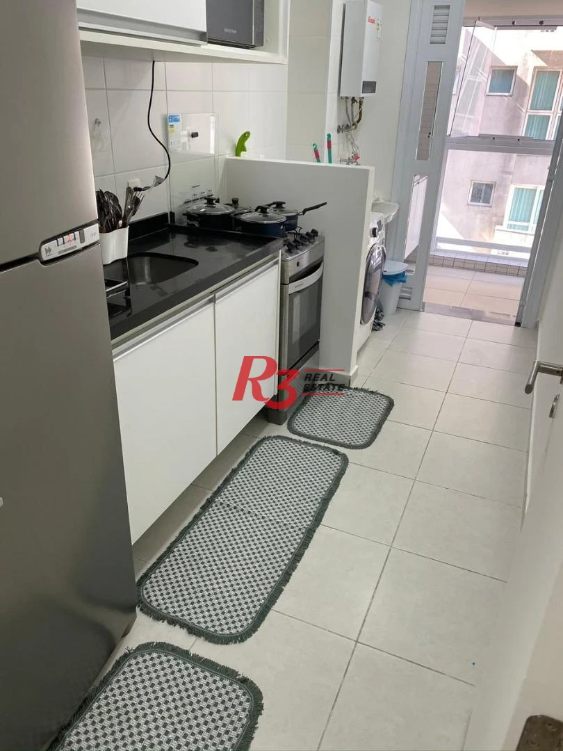 Apartamento à venda, 80 m² por R$ 1.100.000,00 - Gonzaga - Santos/SP