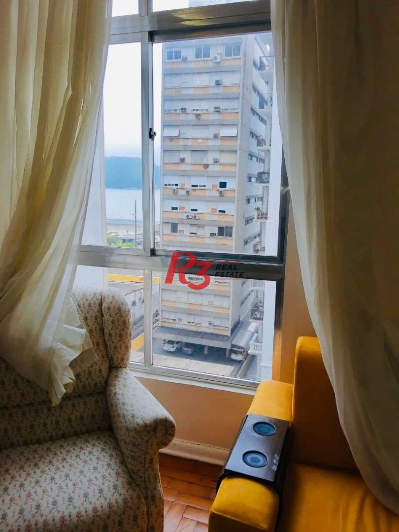 Apartamento com 1 dormitório para alugar, 60 m² por R$ 4.200,00/mês - Aparecida - Santos/SP