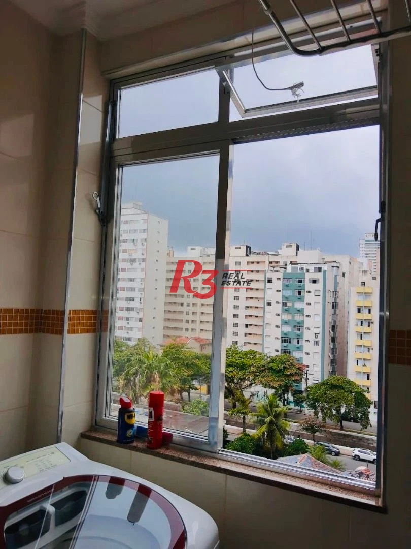 Apartamento com 1 dormitório para alugar, 60 m² por R$ 4.200,00/mês - Aparecida - Santos/SP