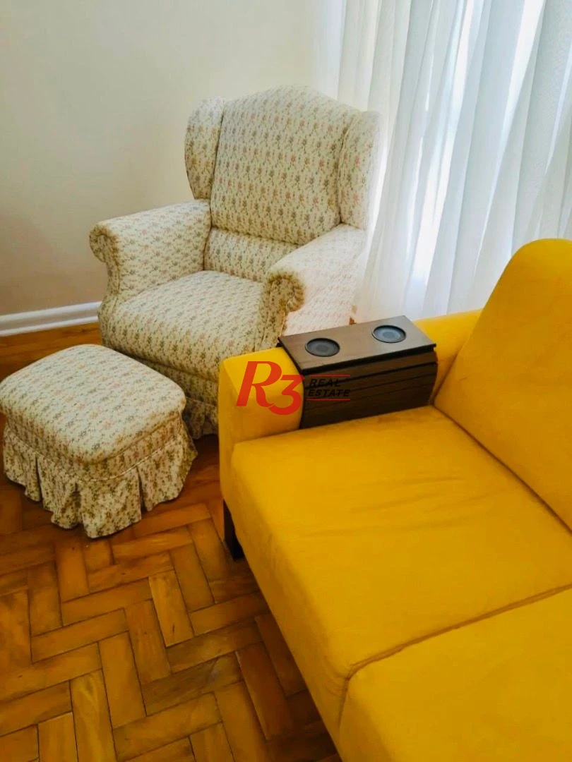 Apartamento com 1 dormitório para alugar, 60 m² por R$ 4.200,00/mês - Aparecida - Santos/SP