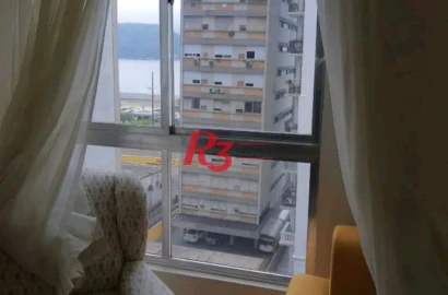 Apartamento com 1 dormitório para alugar, 60 m² por R$ 3.950,00/mês - Aparecida - Santos/SP