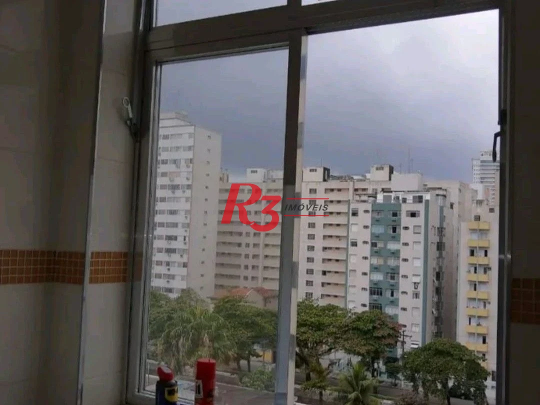 Apartamento com 1 dormitório para alugar, 60 m² por R$ 3.950,00/mês - Aparecida - Santos/SP
