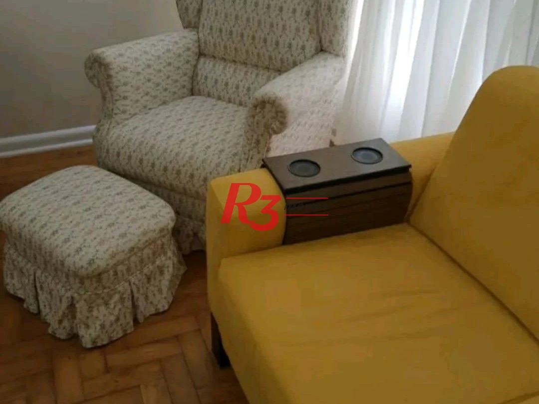 Apartamento com 1 dormitório para alugar, 60 m² por R$ 3.950,00/mês - Aparecida - Santos/SP