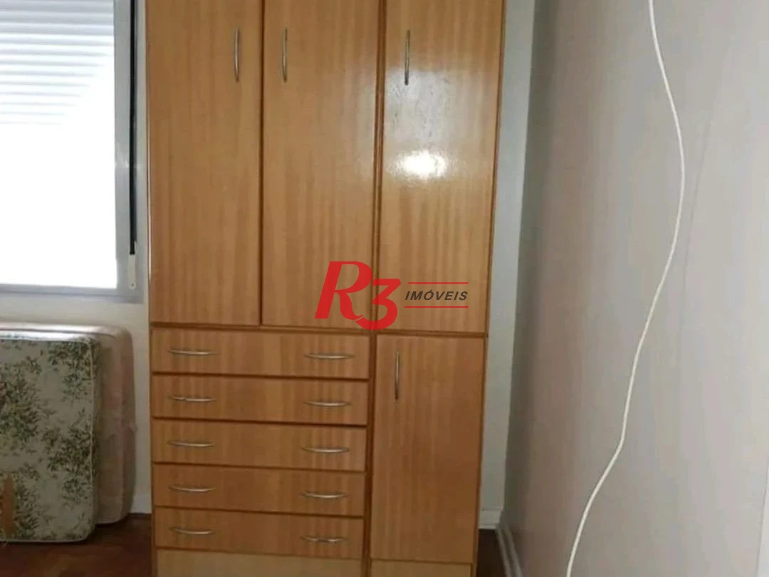 Apartamento com 1 dormitório para alugar, 60 m² por R$ 3.950,00/mês - Aparecida - Santos/SP