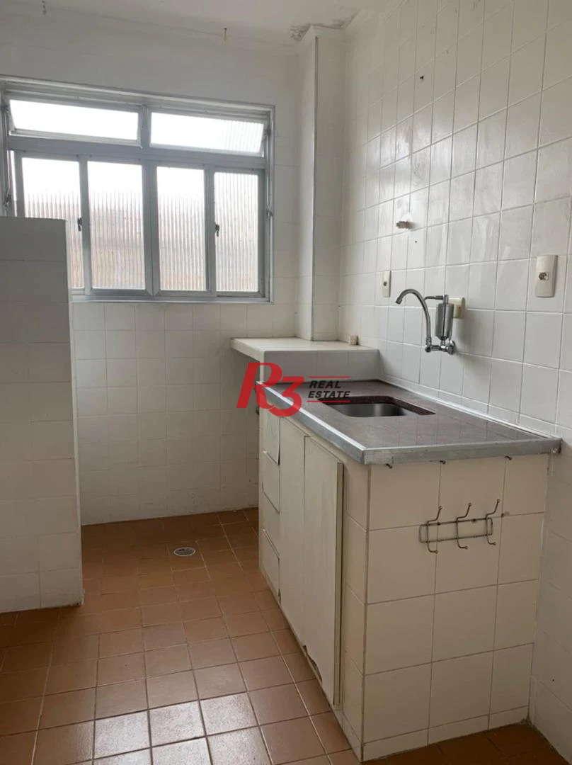 Apartamento com 1 dormitório à venda, 45 m² por R$ 373.000,00 - Pompéia - Santos/SP