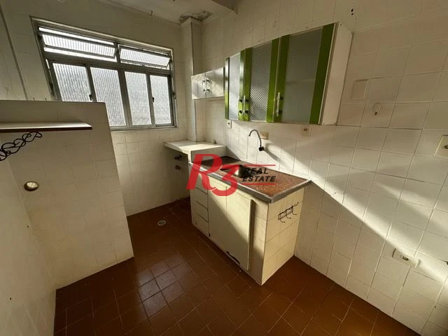 Apartamento com 1 dormitório à venda, 45 m² por R$ 373.000,00 - Pompéia - Santos/SP