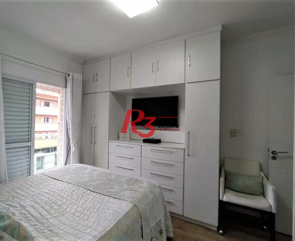 Apartamento com 2 dormitórios à venda, 120 m² - Embaré - Santos/SP