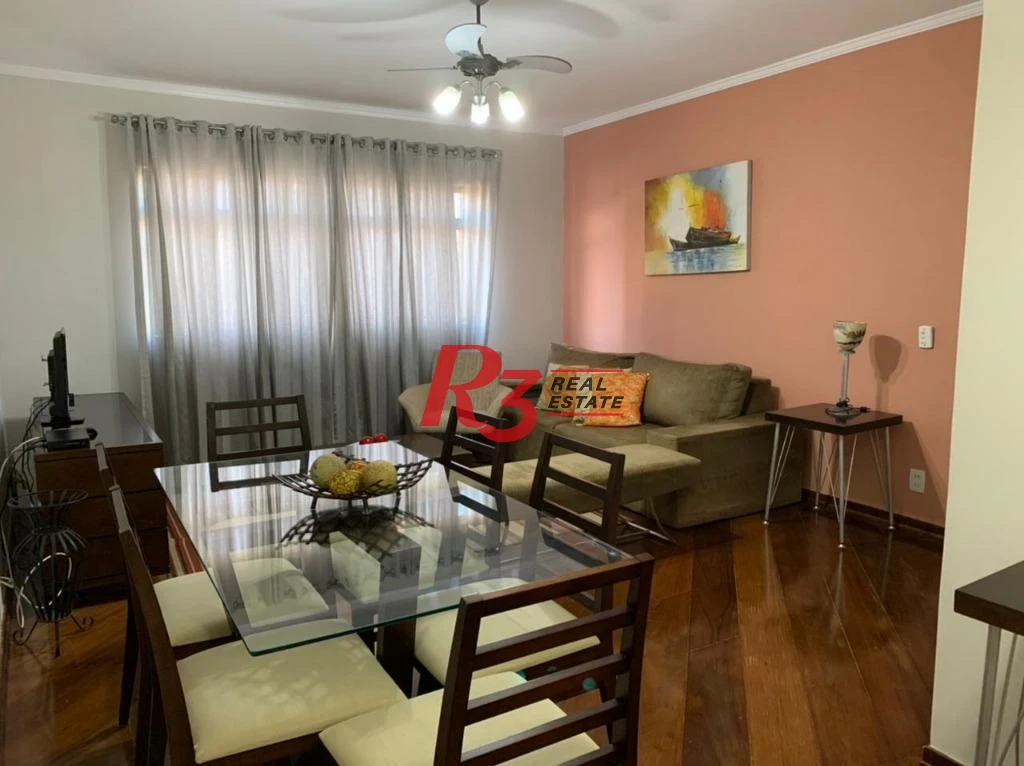 Apartamento com 2 dormitórios à venda, 110 m² - Estuário - Santos/SP