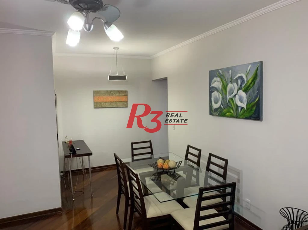 Apartamento com 2 dormitórios à venda, 110 m² - Estuário - Santos/SP