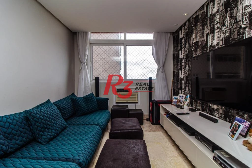 Apartamento com 3 dormitórios à venda, 190 m² por R$ 2.150.000,00 - José Menino - Santos/SP
