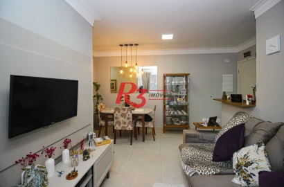 Apartamento com 2 dormitórios à venda, 65 m² por R$ 800.000,00 - Ponta da Praia - Santos/SP
