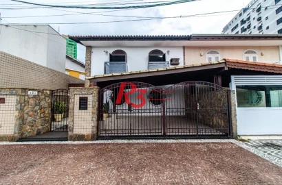 Casa com 4 dormitórios à venda, 255 m² por R$ 2.450.000,00 - Ponta da Praia - Santos/SP