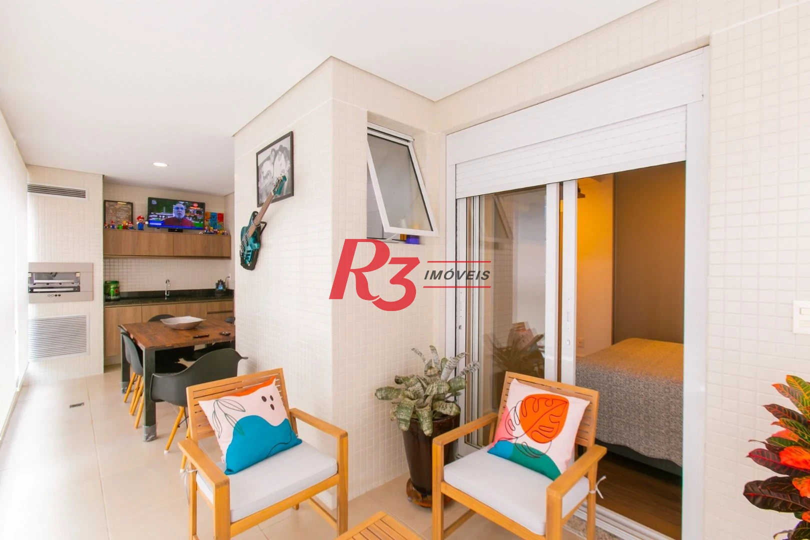 Apartamento com 3 dormitórios à venda, 110 m² por R$ 1.800.000,00 - Boqueirão - Santos/SP