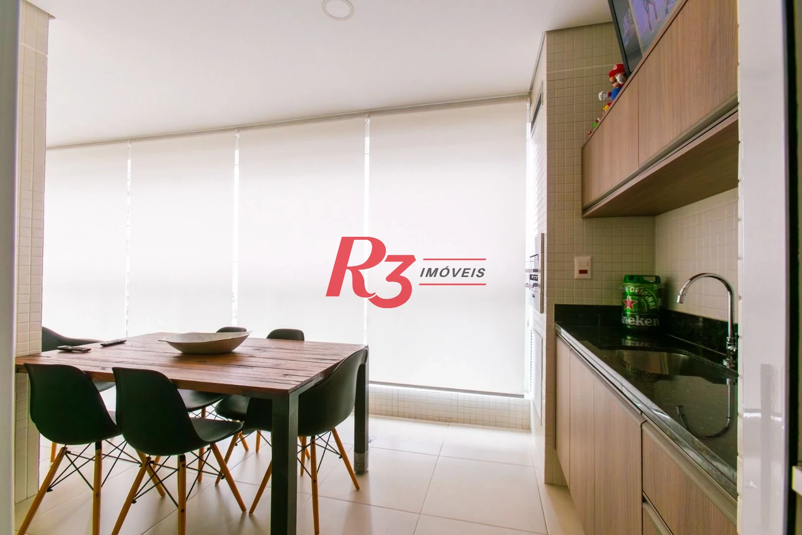 Apartamento com 3 dormitórios à venda, 110 m² por R$ 1.800.000,00 - Boqueirão - Santos/SP