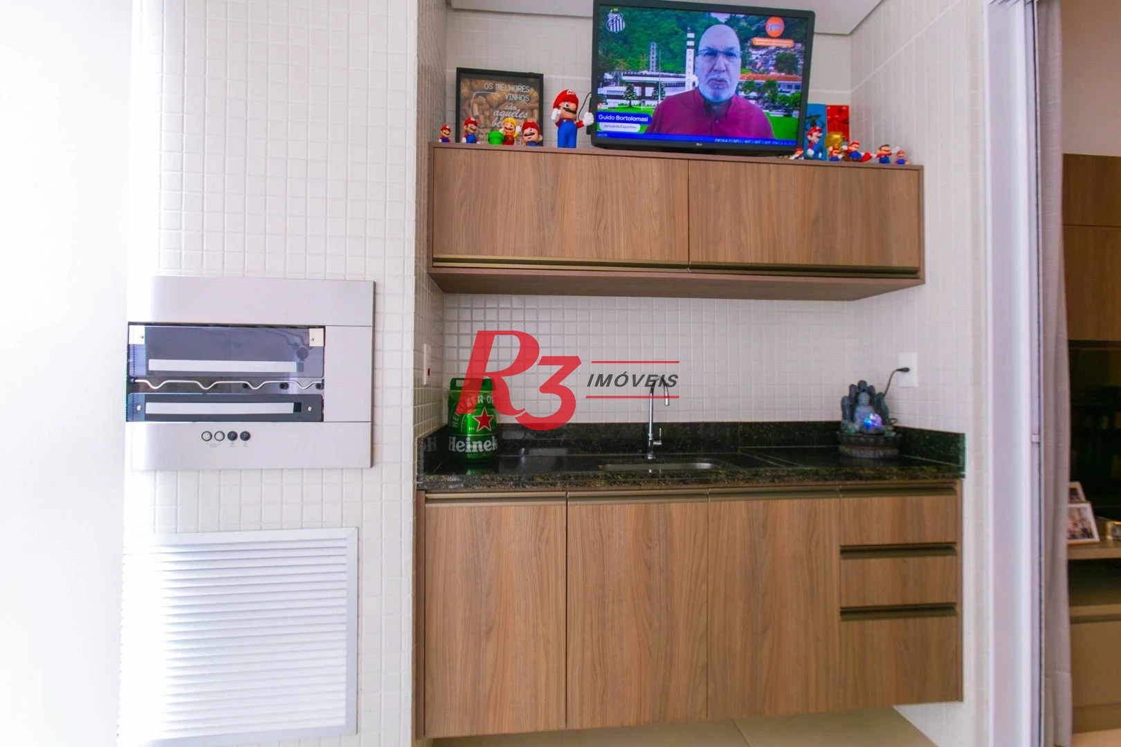 Apartamento com 3 dormitórios à venda, 110 m² por R$ 1.800.000,00 - Boqueirão - Santos/SP