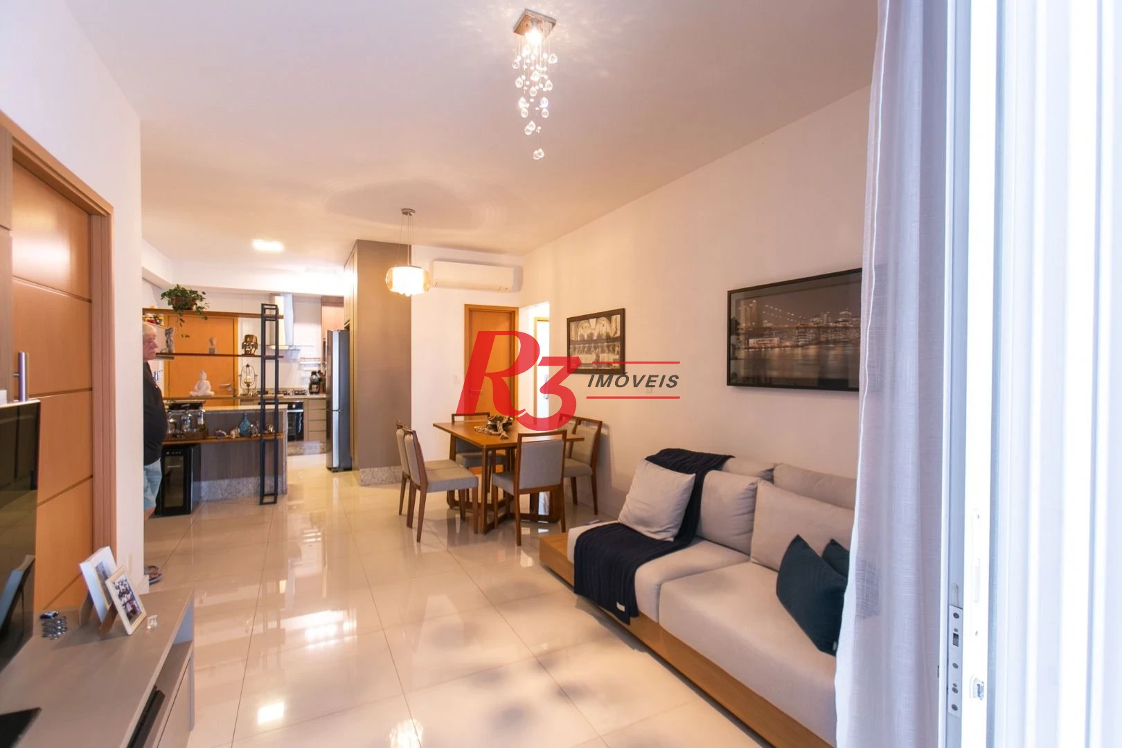 Apartamento com 3 dormitórios à venda, 110 m² por R$ 1.800.000,00 - Boqueirão - Santos/SP
