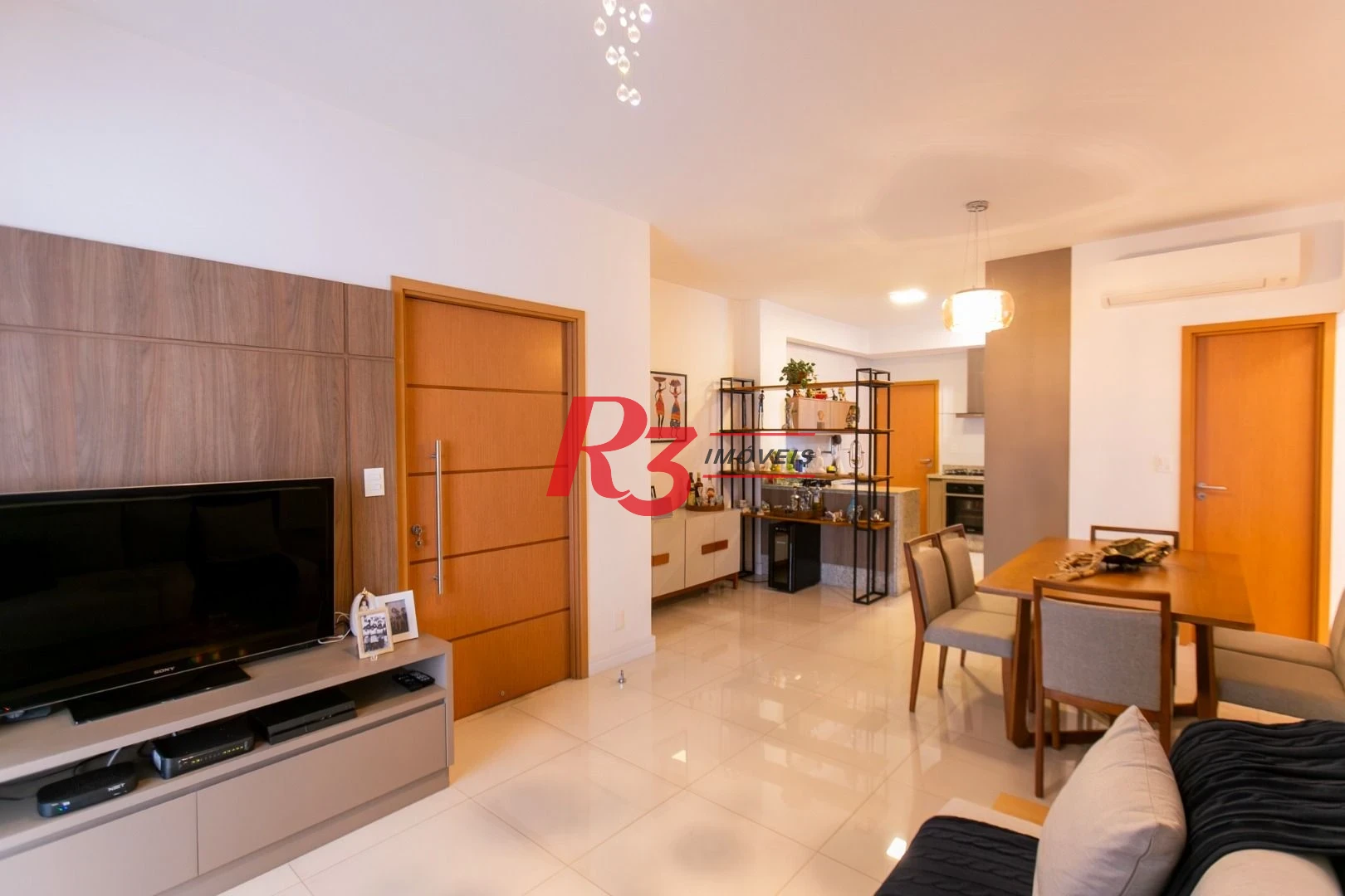 Apartamento com 3 dormitórios à venda, 110 m² por R$ 1.800.000,00 - Boqueirão - Santos/SP