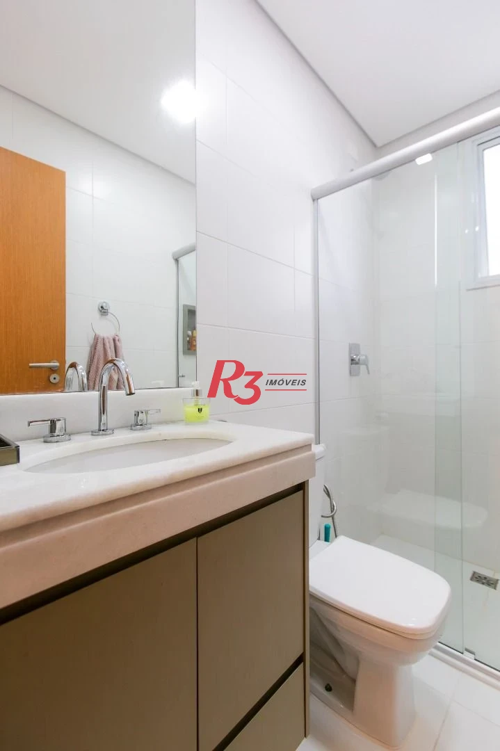 Apartamento com 3 dormitórios à venda, 110 m² por R$ 1.800.000,00 - Boqueirão - Santos/SP