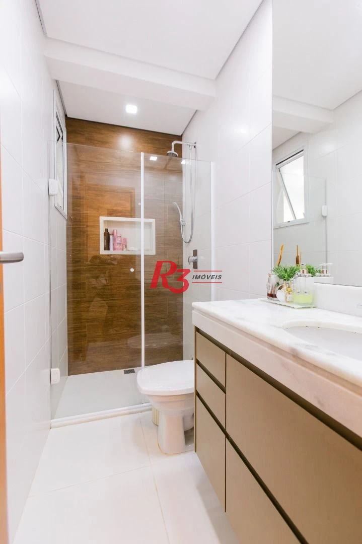 Apartamento com 3 dormitórios à venda, 110 m² por R$ 1.800.000,00 - Boqueirão - Santos/SP