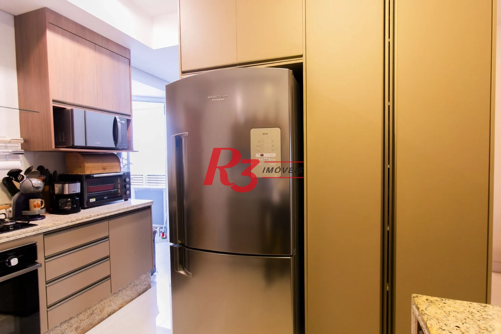 Apartamento com 3 dormitórios à venda, 110 m² por R$ 1.800.000,00 - Boqueirão - Santos/SP