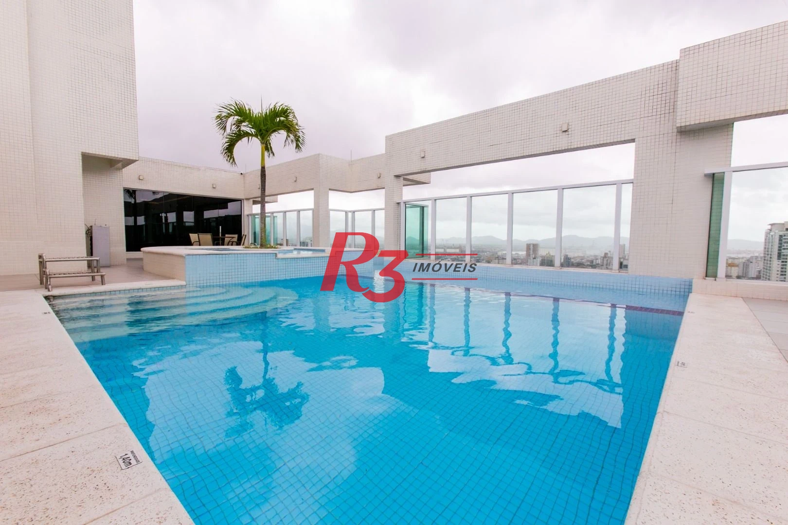 Apartamento com 3 dormitórios à venda, 110 m² por R$ 1.800.000,00 - Boqueirão - Santos/SP