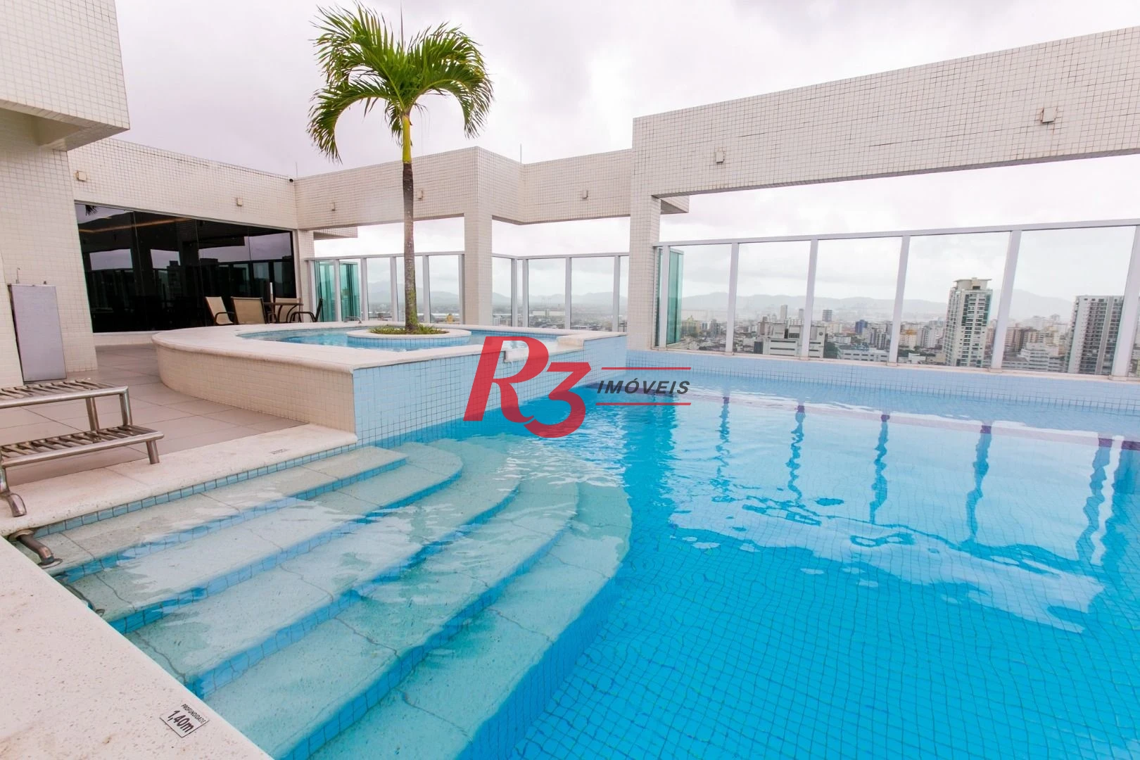 Apartamento com 3 dormitórios à venda, 110 m² por R$ 1.800.000,00 - Boqueirão - Santos/SP