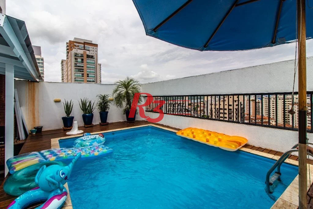 Cobertura com 3 dormitórios à venda, 367 m² por R$ 1.799.000,00 - Ponta da Praia - Santos/SP